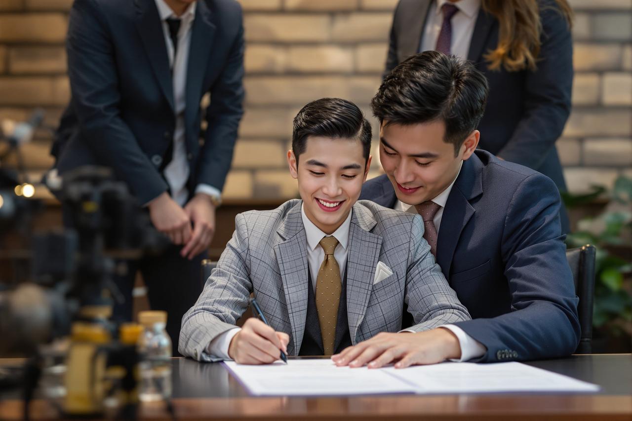 日本按摩电影签约新生代演员陈晓宇，将出演年度大剧《山海经》